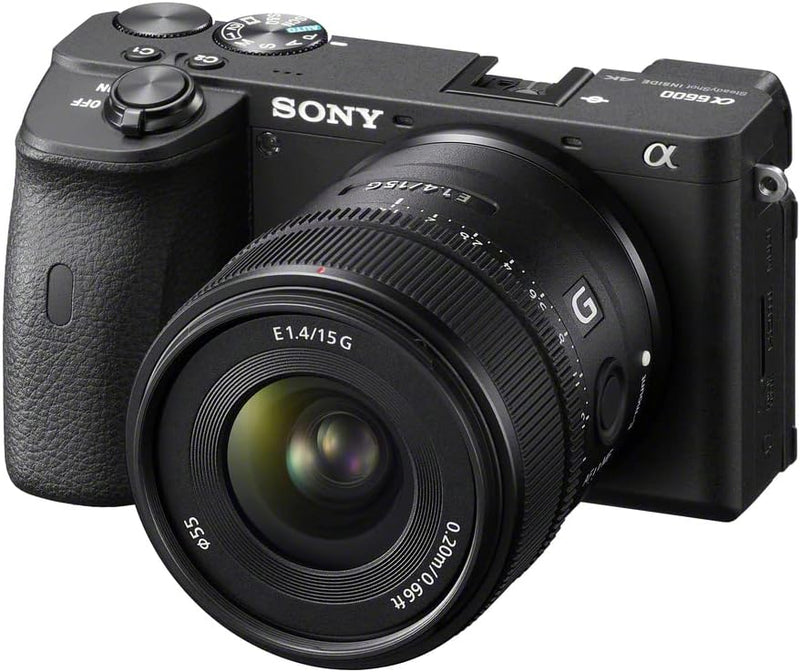 Sony E 15 mm F1.4 G | APS-C-Weitwinkel-Objektiv mit Festbrennweite (SEL15F14G) & E 11 mm F1.8 | APS-
