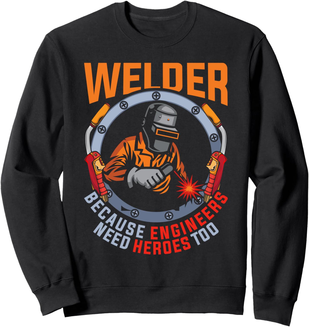 Ingenieur Metallbauer Stahlarbeiter Lustiges Schweisser Sweatshirt