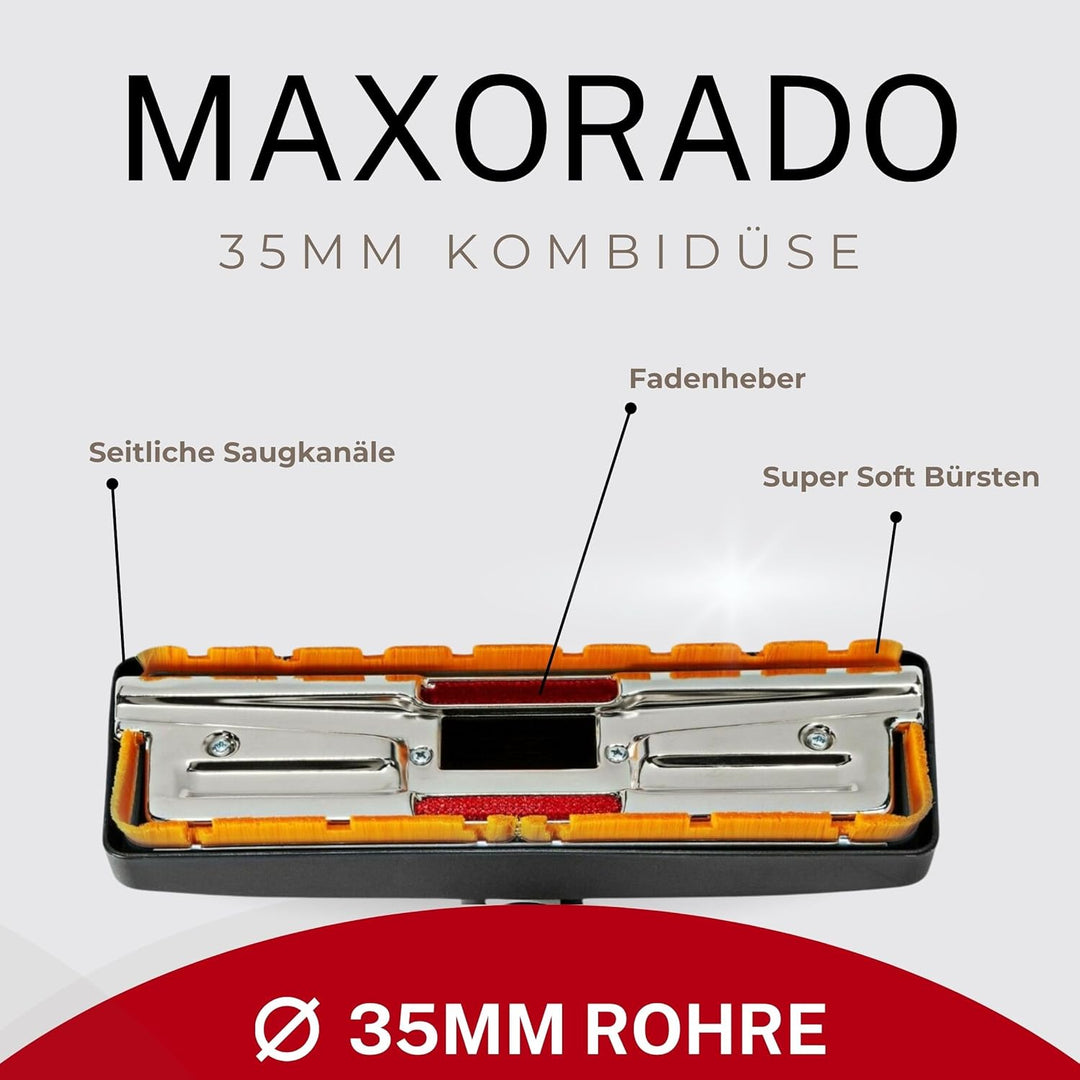 Kombidüse 35mm Bodendüse Staubsauger Staubsaugerdüse 35mm Düse Ersatzteil für kompatibel mit Lidl Pa