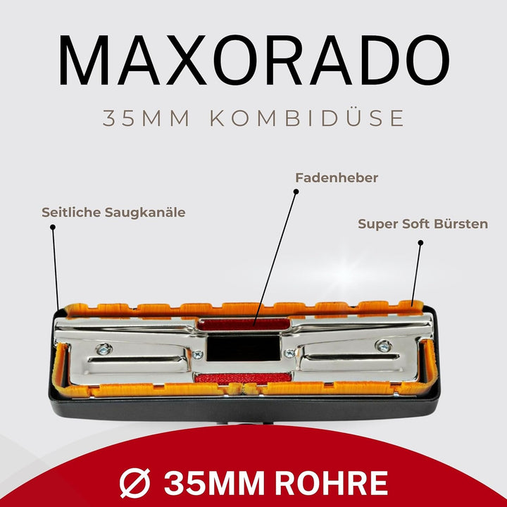 Kombidüse 35mm Bodendüse Staubsauger Staubsaugerdüse 35mm Düse Ersatzteil für kompatibel mit Lidl Pa
