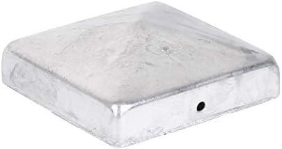 6 x PFOSTENKAPPE PYRAMIDE 96 x 96 MM STAHL FEUERVERZINKT 6 96 x 96 mm, 6 96 x 96 mm
