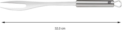 WMF BBQ Grillset 2-teilig, Tranchierbesteck aus Fleischmesser und Fleischgabel Edelstahl, Grillbeste