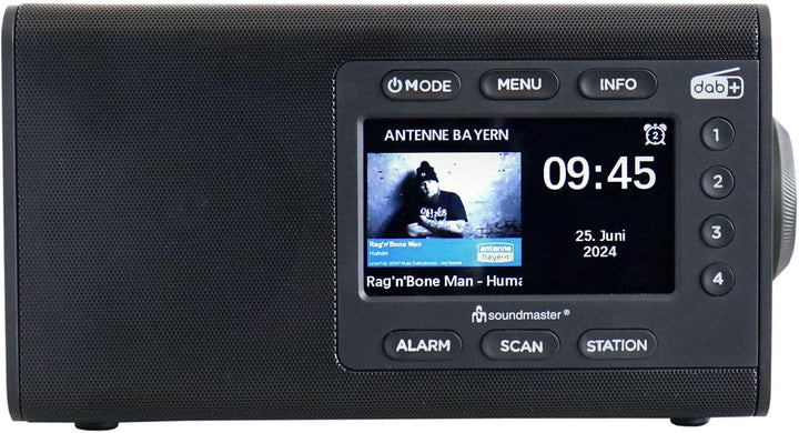 Soundmaster DAB900 Digitalradio mit DAB+ & UKW/FM, Bluetooth, Radiowecker, grosses Farbdisplay, Farb