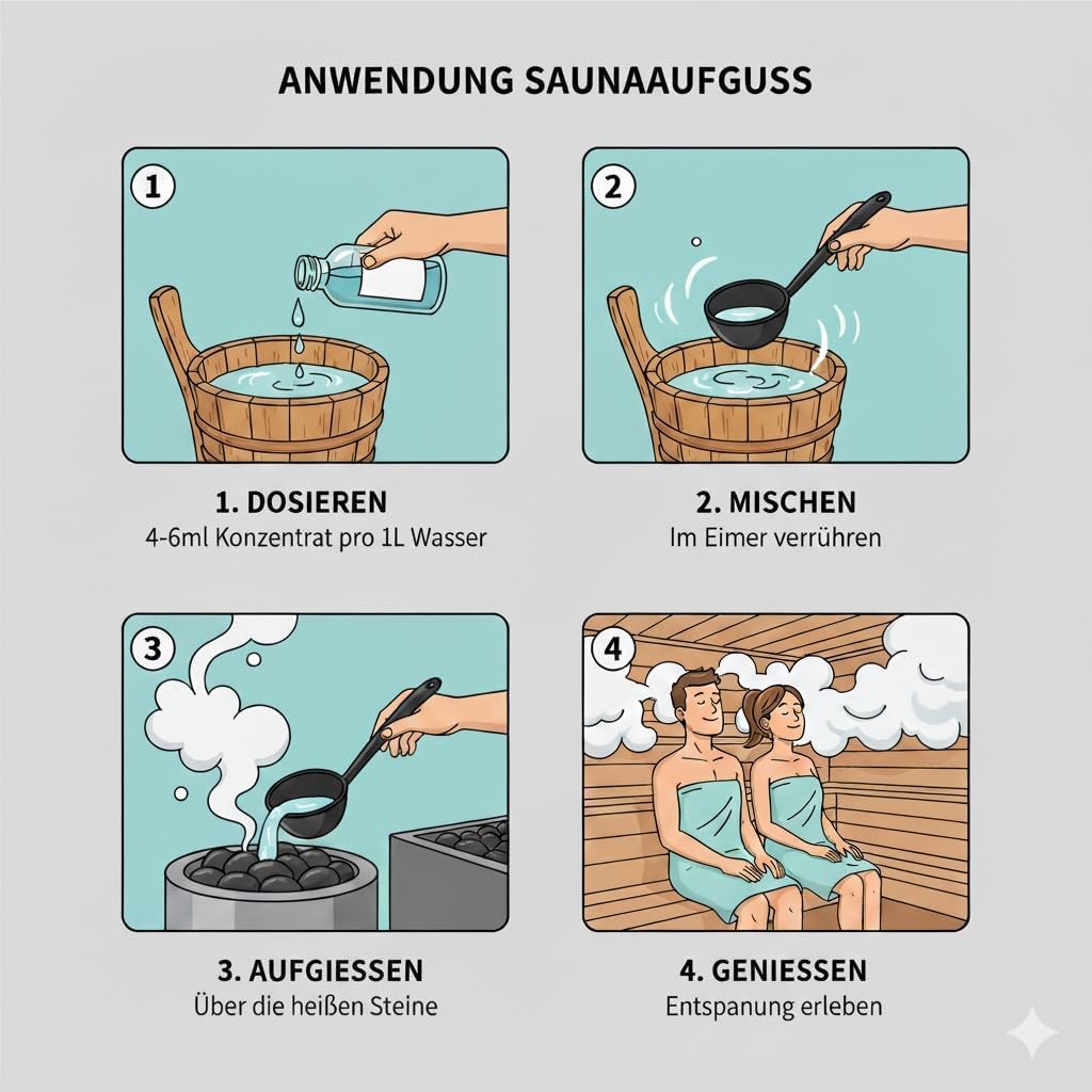 Dufte Momente Saunaaufguss-Konzentrat Deutscher Wald – 250 ml – waldig & erdend – konzentriert & erg