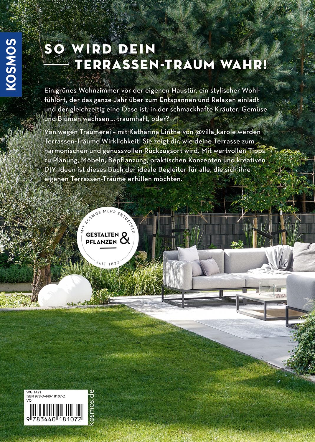 Terrassen-Traum: Wie ein Wohnzimmer im Grünen entsteht, Taschenbuch