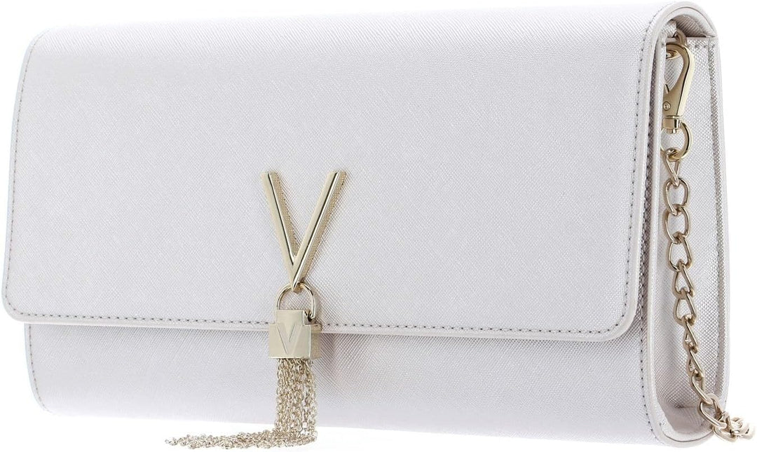 Valentino Damen Divina Sa Pochette Platinfarben, Platinfarben