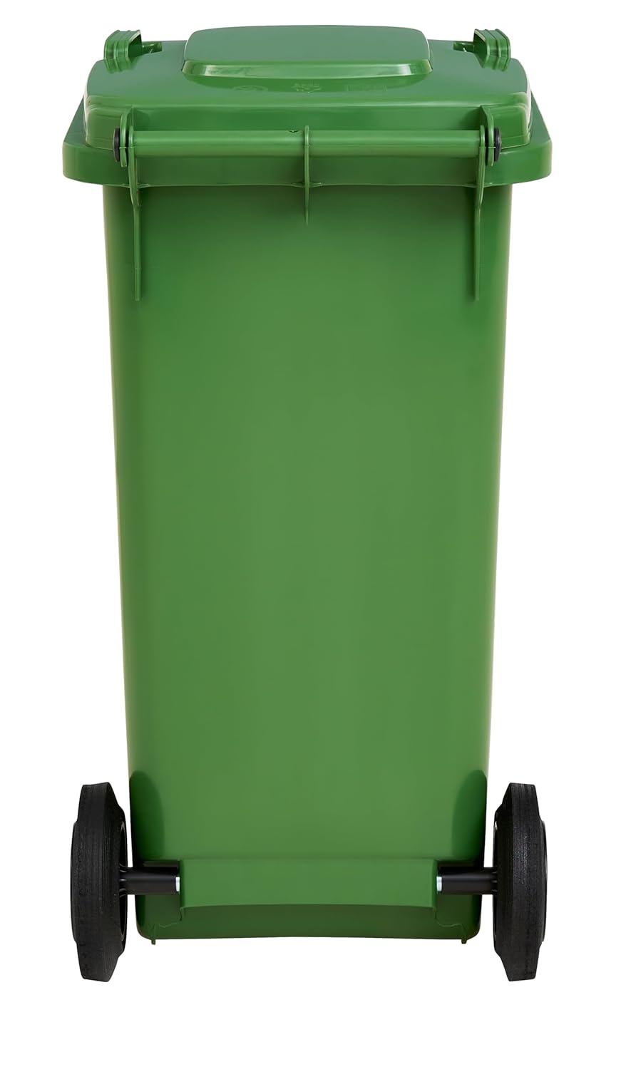gardivo Mülltonne 120 Liter Abfalltonne Reststofftonne Mülleimer mit 2 geräuschlosen Rädern, Klappde