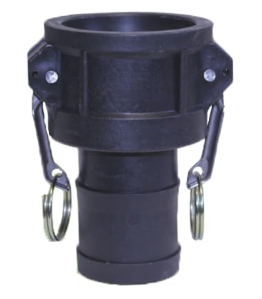 Kamlock Kupplungen Typ C Adapter mit Schlauchtülle (Polypropylen, 21/2") Polypropylen 21/2", Polypro
