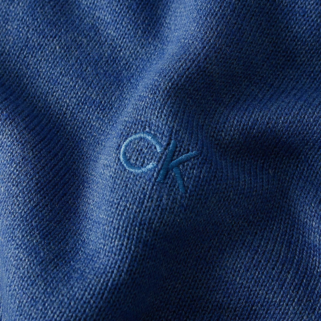 Calvin Klein Herren mit Rundhalsausschnitt aus weicher Baumwolle Sweater 3XL Atlantikblau, 3XL Atlan