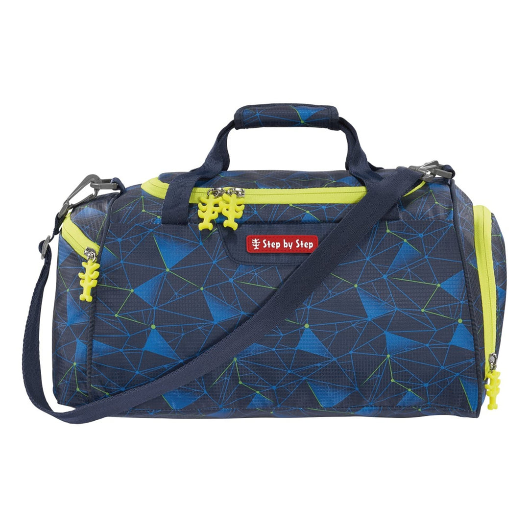 Step by Step Sporttasche „Starship Sirius“, blau, mit Nasswäschefach, Abnehmbarer Tragegurt, Verstel