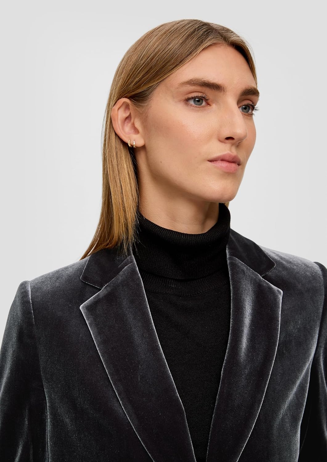 s.Oliver BLACK LABEL Damen Samt Blazer 38 9897, 38 9897