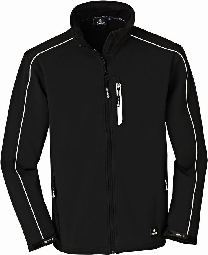 4Protect Wetterschutz Softshelljacke Ohio 3380 M, 20-003380-M M Schwarz, M Schwarz
