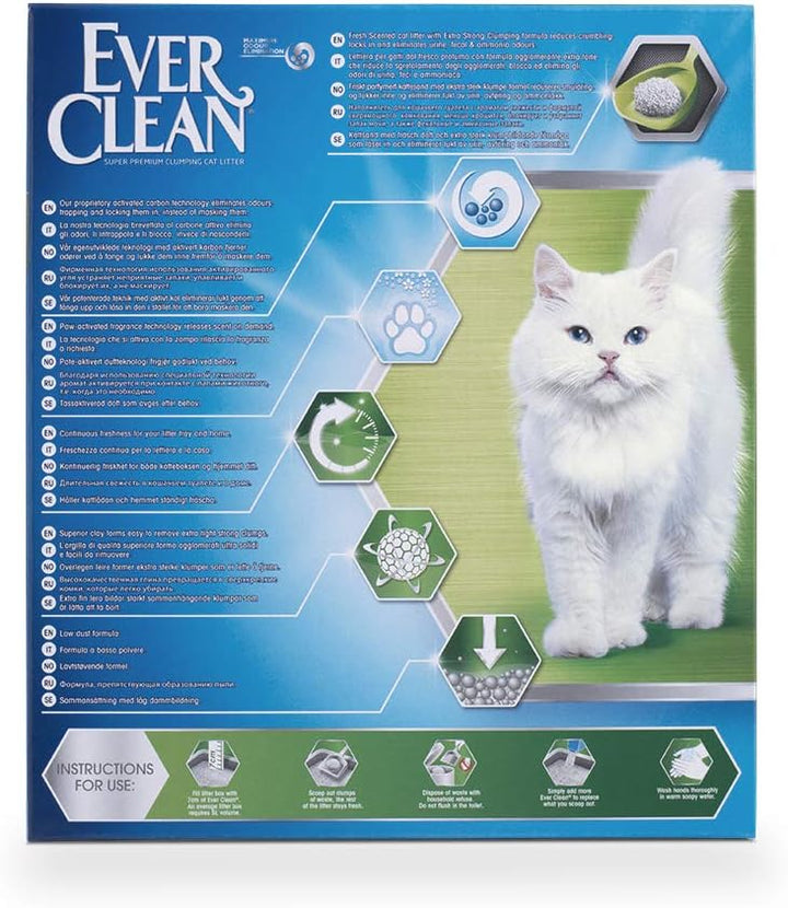 Ever Clean Katzenstreu, mit Duft, verklumpt, Stärke Extra Strong, 6 l