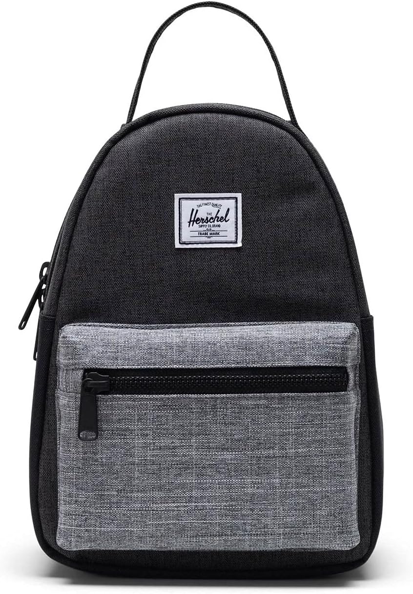 Herschel Unisex-Erwachsene Nova Mini Rucksack Einheitsgrösse Schwarz Crosshatch/Schwarz/Raven Crossh