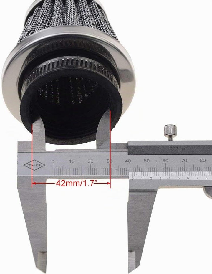 WOOSTAR PD24J Vergaser mit 42mm Luftfilter Ansaugstutzen Ersatz für 4 Stroke GY6 125ccm 150ccm Taota