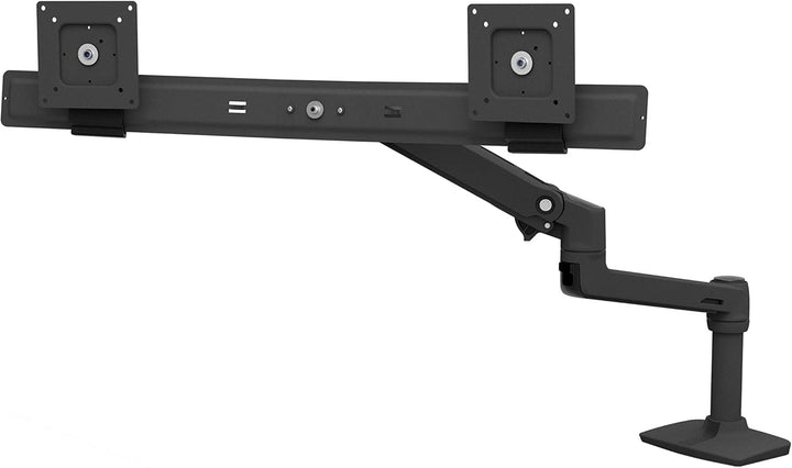 LX Dual Direct Monitor Arm in Schwarz - Monitor Tischhalterung mit patentierter CF-Technologie für 2