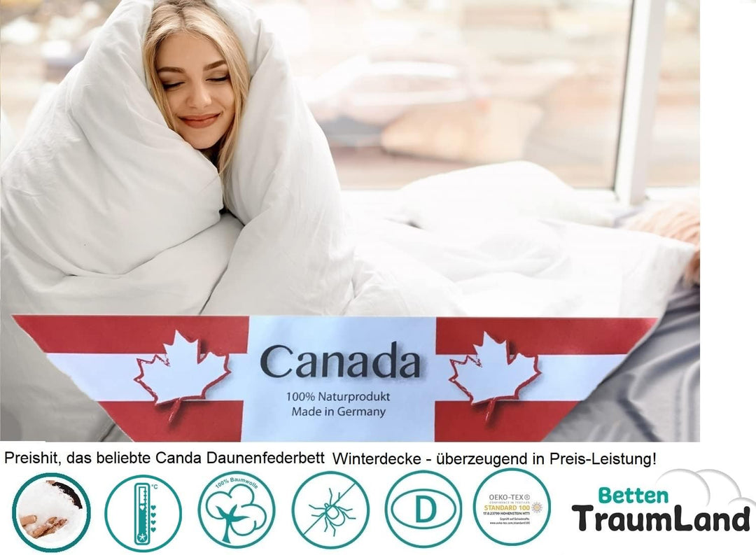 Bach's Betten Welt Preishit Canada Daunenfederbett Winterdecke Daunendecke Wärmegrad 4 vom Bettenfac