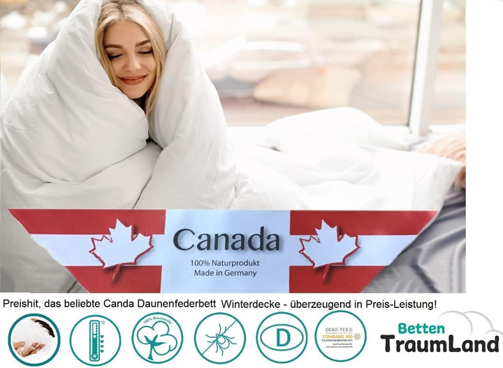 Bach's Betten Welt Preishit Canada Daunenfederbett Winterdecke Daunendecke Wärmegrad 4 vom Bettenfac