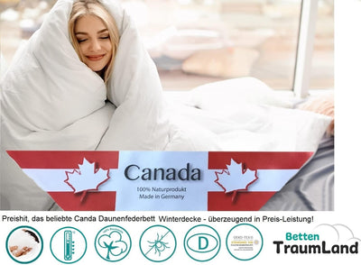 Bach's Betten Welt Preishit Canada Daunenfederbett Winterdecke Daunendecke Wärmegrad 4 vom Bettenfac