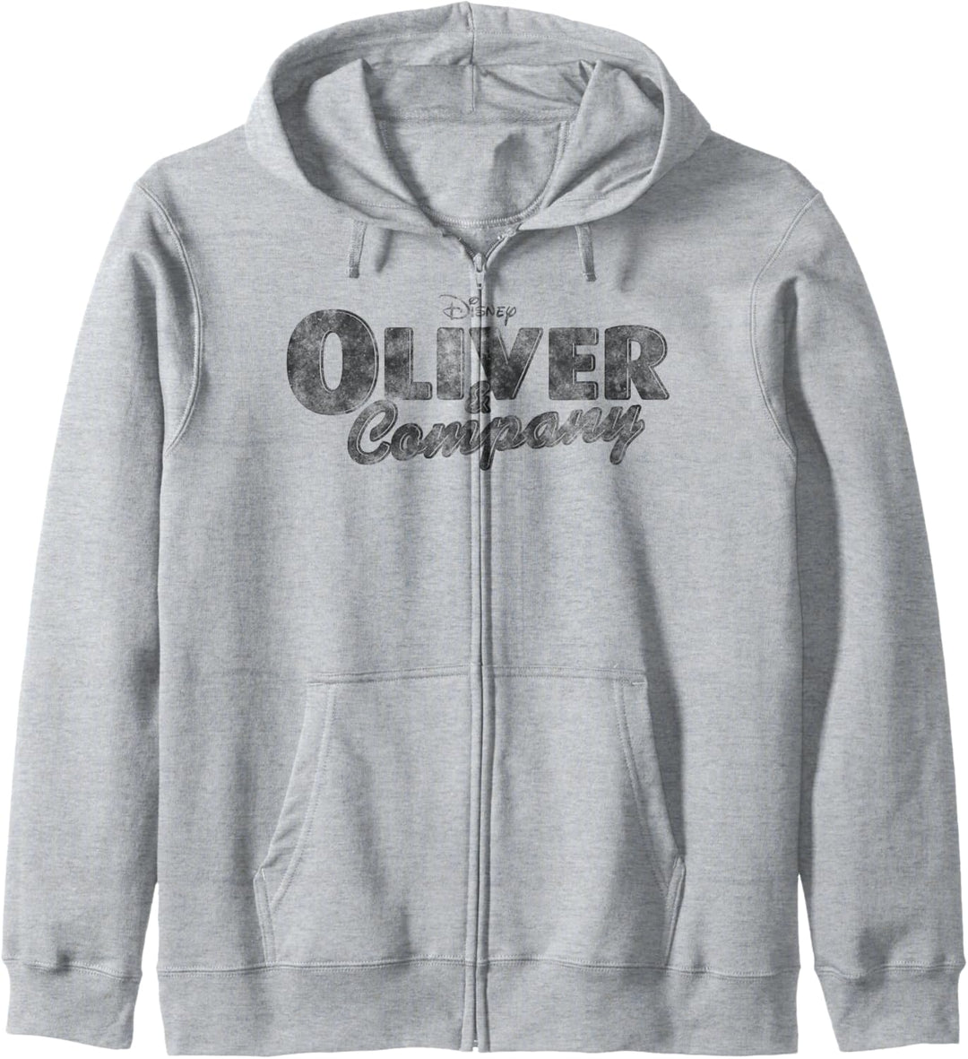 Disney Oliver & Company Black Movie Logo Kapuzenjacke