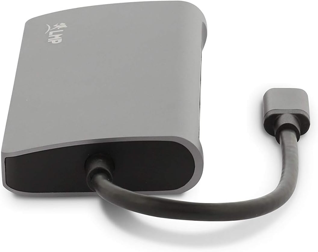 LMP 15954 USB-C Mini Dock - 8-Port USB-C Mini-Dock mit HDMI, USB 3.0, Ethernet, SD/MicroSD, USB-C