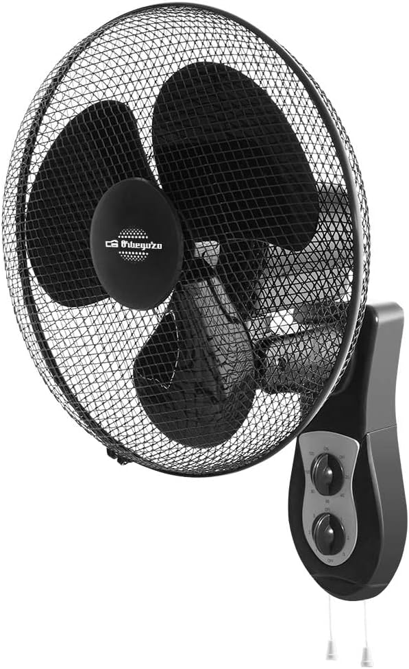 Orbegozo WF 0141 Wandventilator, oszillierend, 3 Geschwindigkeitsstufen, Timer, Flügel 40 cm, 40