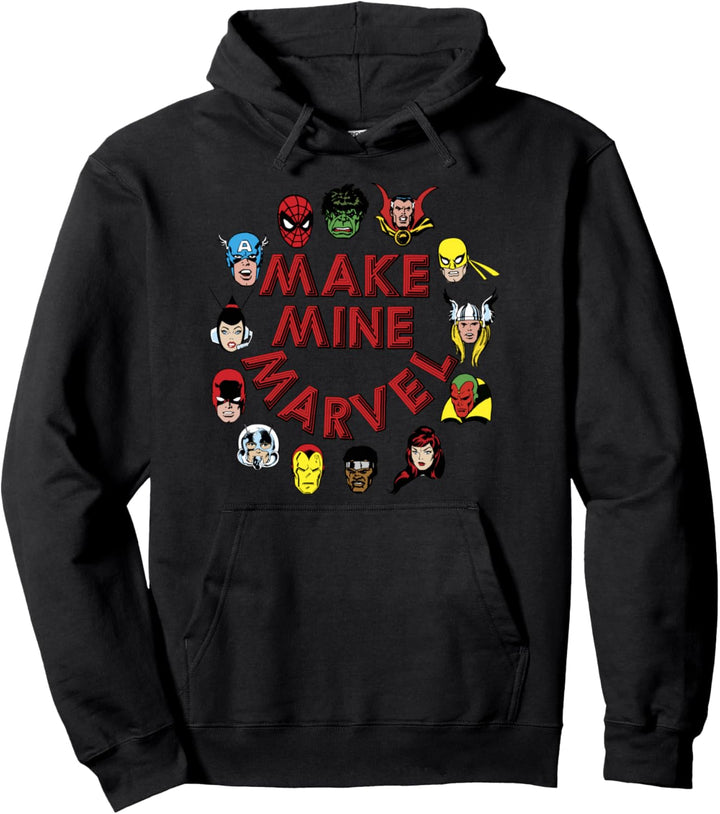 Marvel Make Mine Marvel Circle Of Heroes Pullover Hoodie