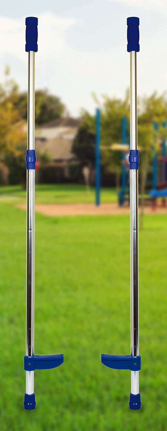 Small Foot Stelzen mit Teleskopstange, aus stabilem Aluminium, verstellbare Fussrasten, ab 4 Jahren,