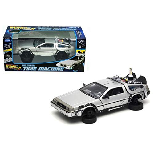 OPO 10 - Fliegendes Delorean-Auto (mit fliegenden Rädern) aus dem Film Back to The Future II - Masss