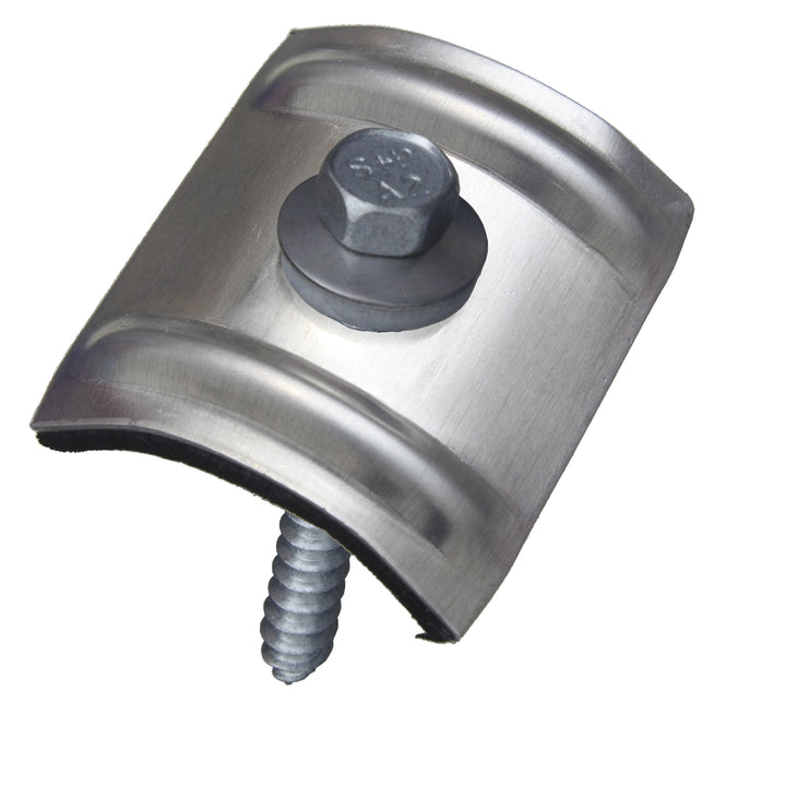 100 Kalotten Sinus blank Aluminium 24° Profil 76/18 Wellplatten + Fassadenbauschrauben 6,5x64 100 Al