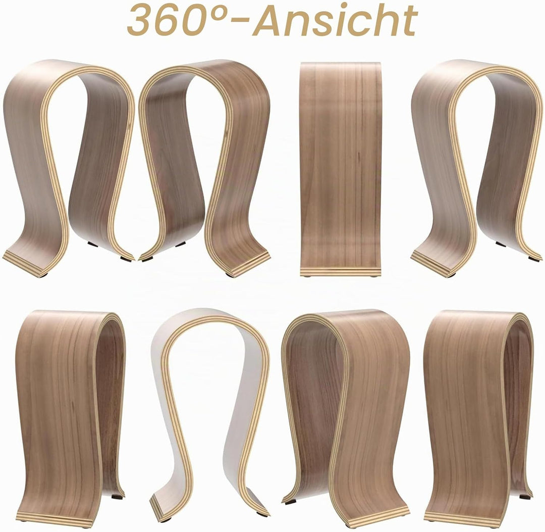 Kopfhörerhalter Holz, Kopfhörer Halter, Kopfhörer Ständer Holz, Kopfhörer Halterung, Kopfhörer Halte