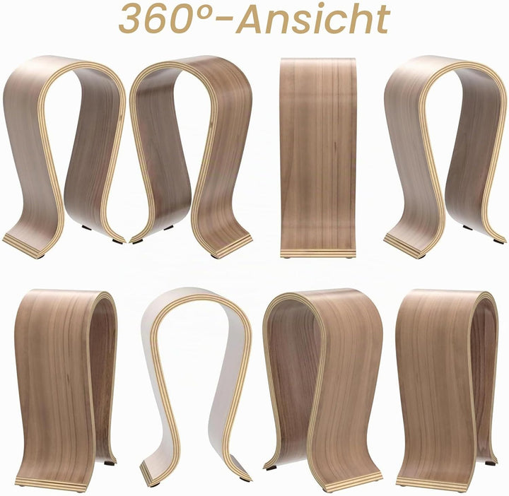 Kopfhörerhalter Holz, Kopfhörer Halter, Kopfhörer Ständer Holz, Kopfhörer Halterung, Kopfhörer Halte