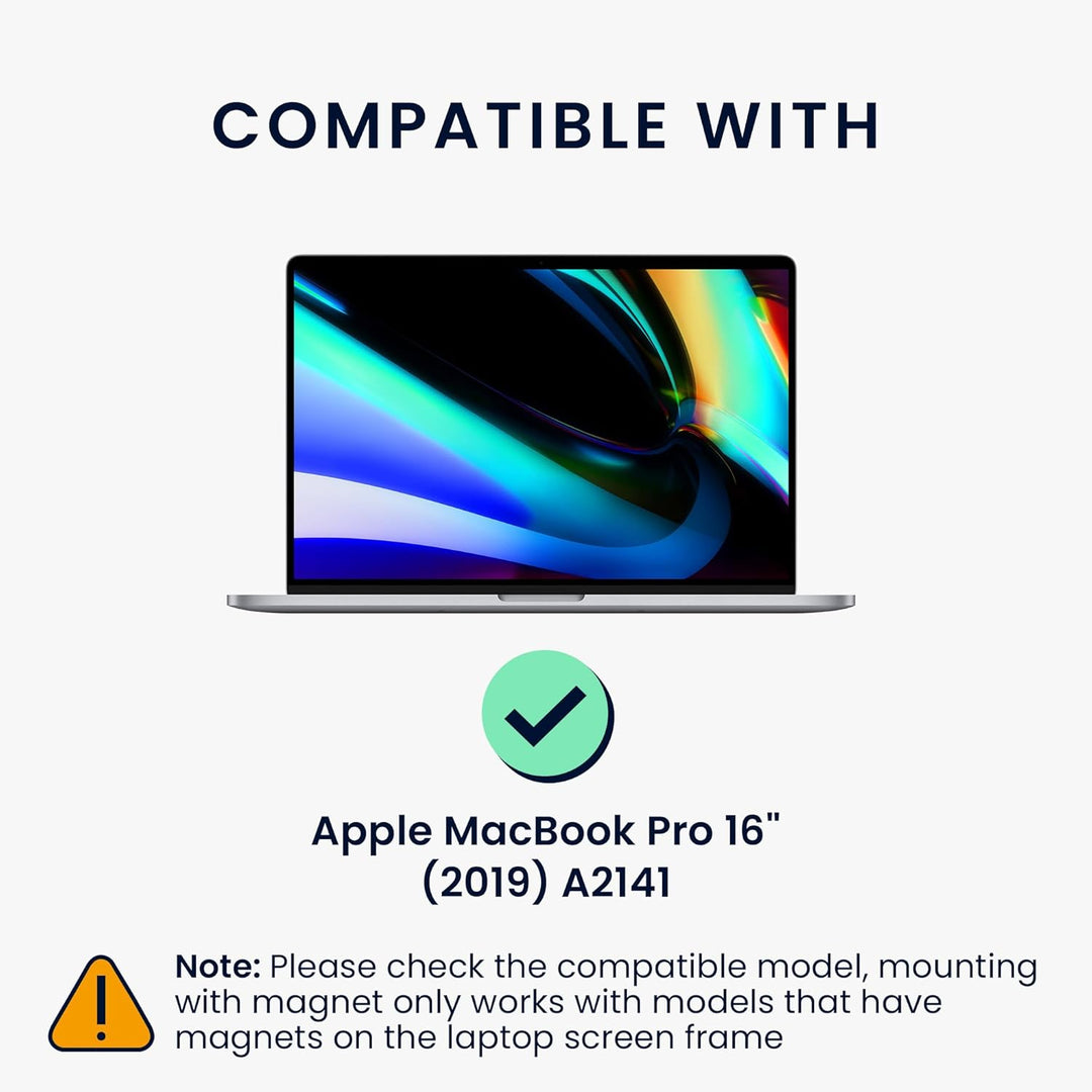 kwmobile Sichtschutzfolie für Apple MacBook Pro 16" (2019) A2141 Folie - Blickschutzfolie Privacy Sc