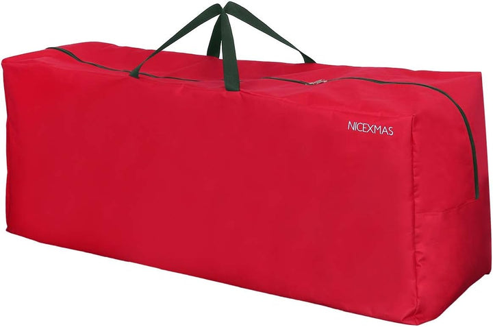 OUNONA Aufbewahrungstasche für Weihnachtsdekoration von Nicexmas, rot, 135 x 38 x 54 cm Rot.,rot 135