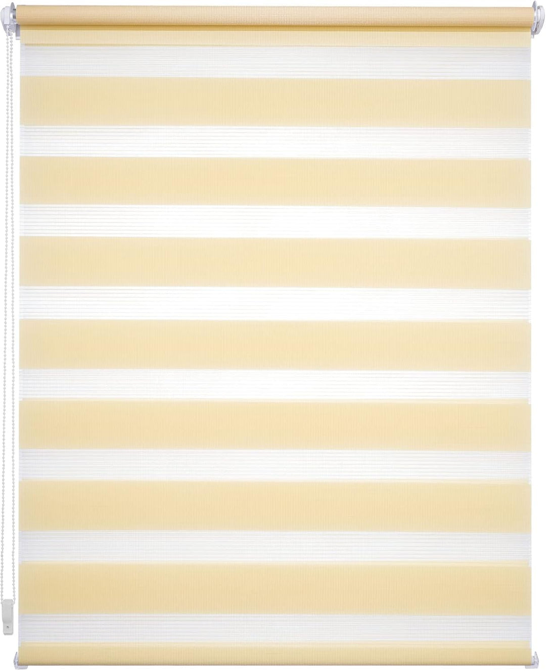 Liedeco® Duo Rollo Klemmfix - 45 x 160 cm Lemon Yellow/lichtdurchlässig/stufenlos verstellbar/leicht