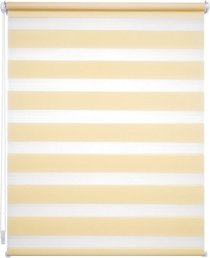 Liedeco® Duo Rollo Klemmfix - 45 x 160 cm Lemon Yellow/lichtdurchlässig/stufenlos verstellbar/leicht