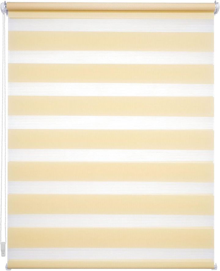 Duo Rollo Klemmfix - 100 x 160 cm Lemon Yellow/lichtdurchlässig/stufenlos verstellbar/leichte Innen-