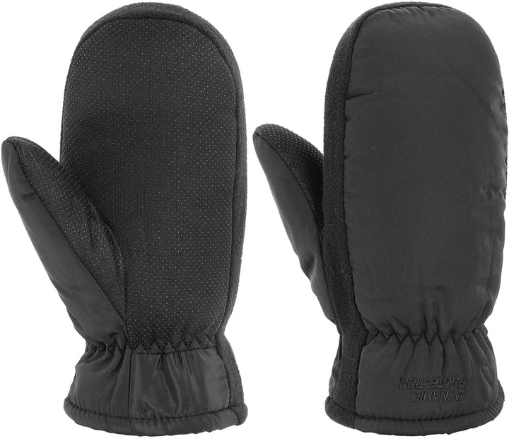 Lipodo Fäustlinge mit Teddyfutter Damen/Herren - Leicht Gummierte Innenseite - Damenhandschuhe - Her