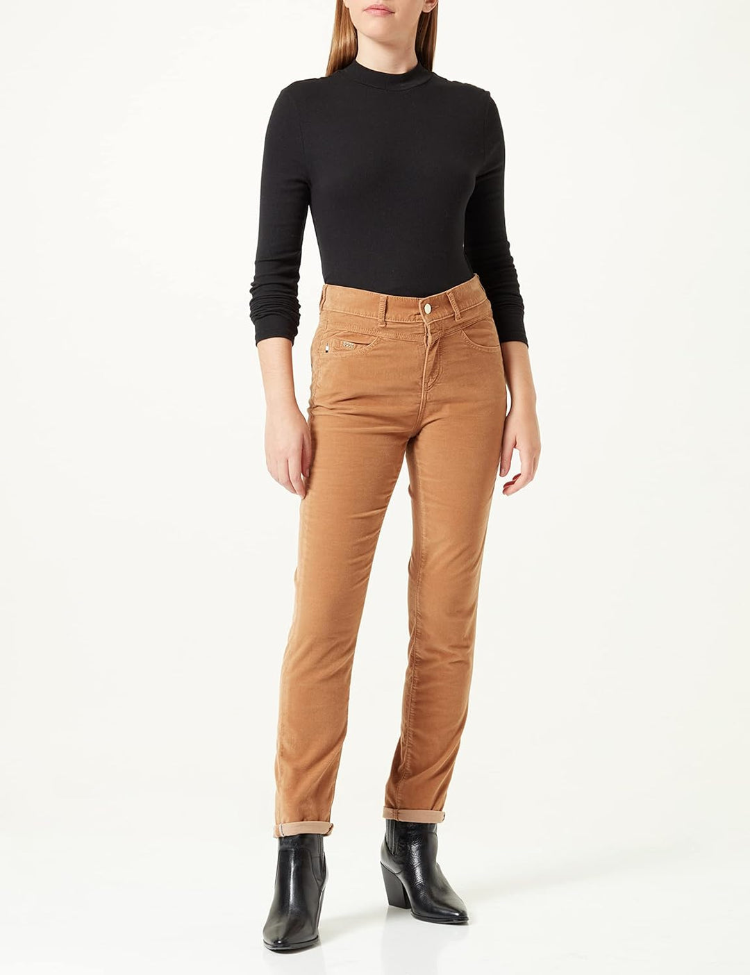 BOSS Damen Jeans_Trousers 28 Medium Beige260, 28 Medium Beige260
