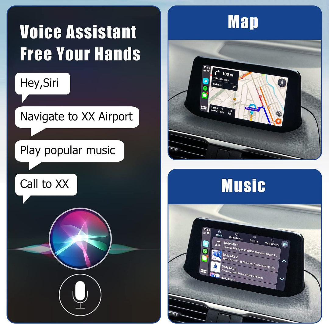 Mazda Carplay und Android Auto Retrofit Kit, TK78-66-9U0C OEM Hub passt auf MZD Connect System, 0000