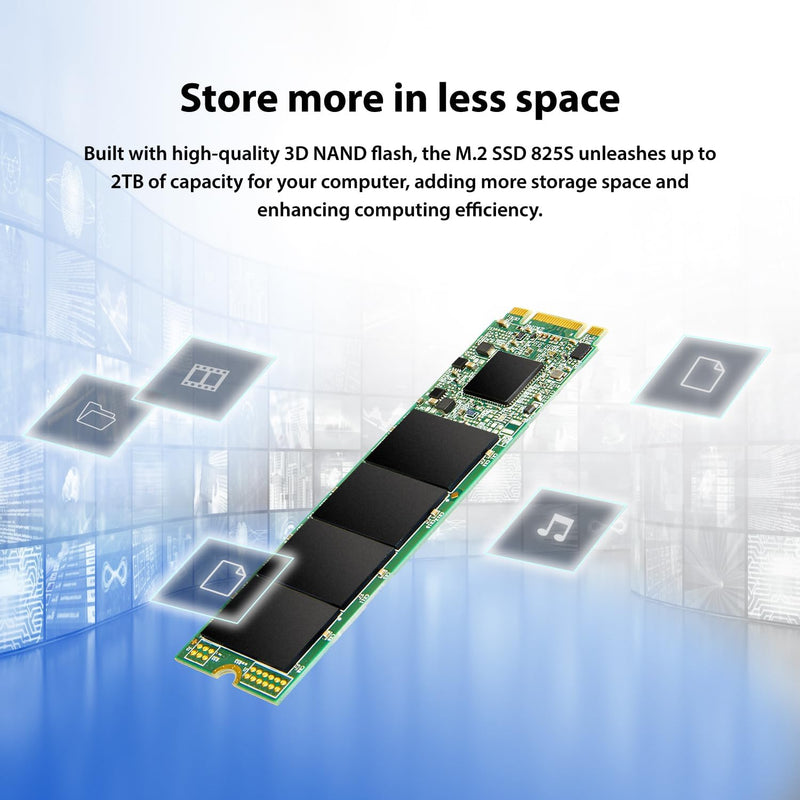 Transcend 2TB SATA III 6Gb/s MTS825S 80mm M.2 SSD (TS2TMTS825S)