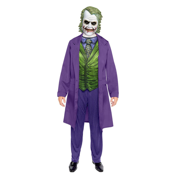 Amscan Adult Mens Official Warner Bros DC Comics Licensed The Joker Movie Character Fancy Dress Cost