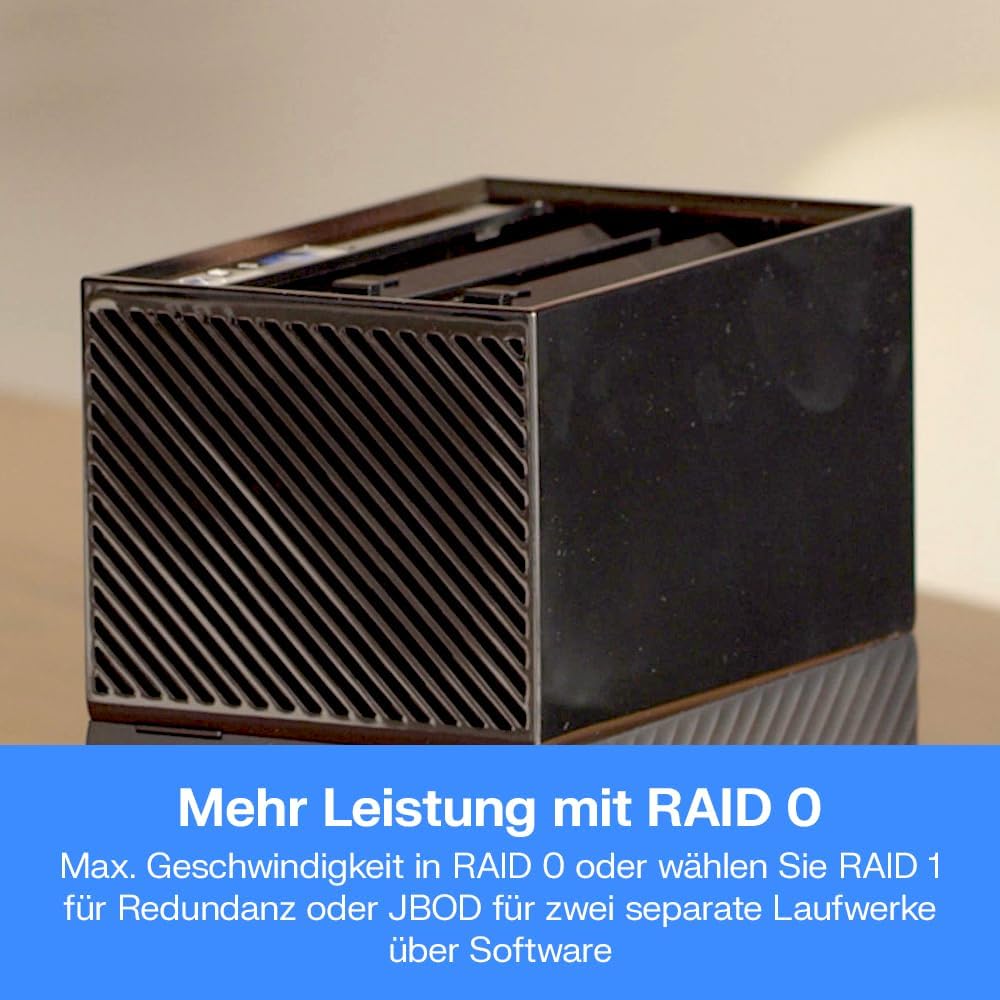WD My Book Duo externe Festplatte 44 TB (USB 3.2 Gen 1, USB 3.0-kompatibel, RAID-0 einsatzbereit, au