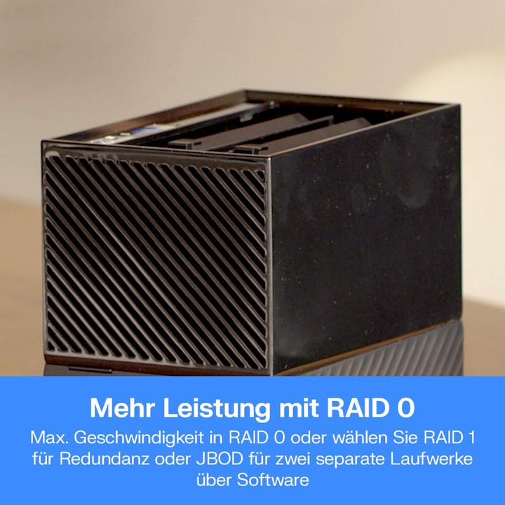 WD My Book Duo Desktop-Festplatte, 16 TB, USB 3.0 mit Passwortschutz und automatischer Sicherungssof