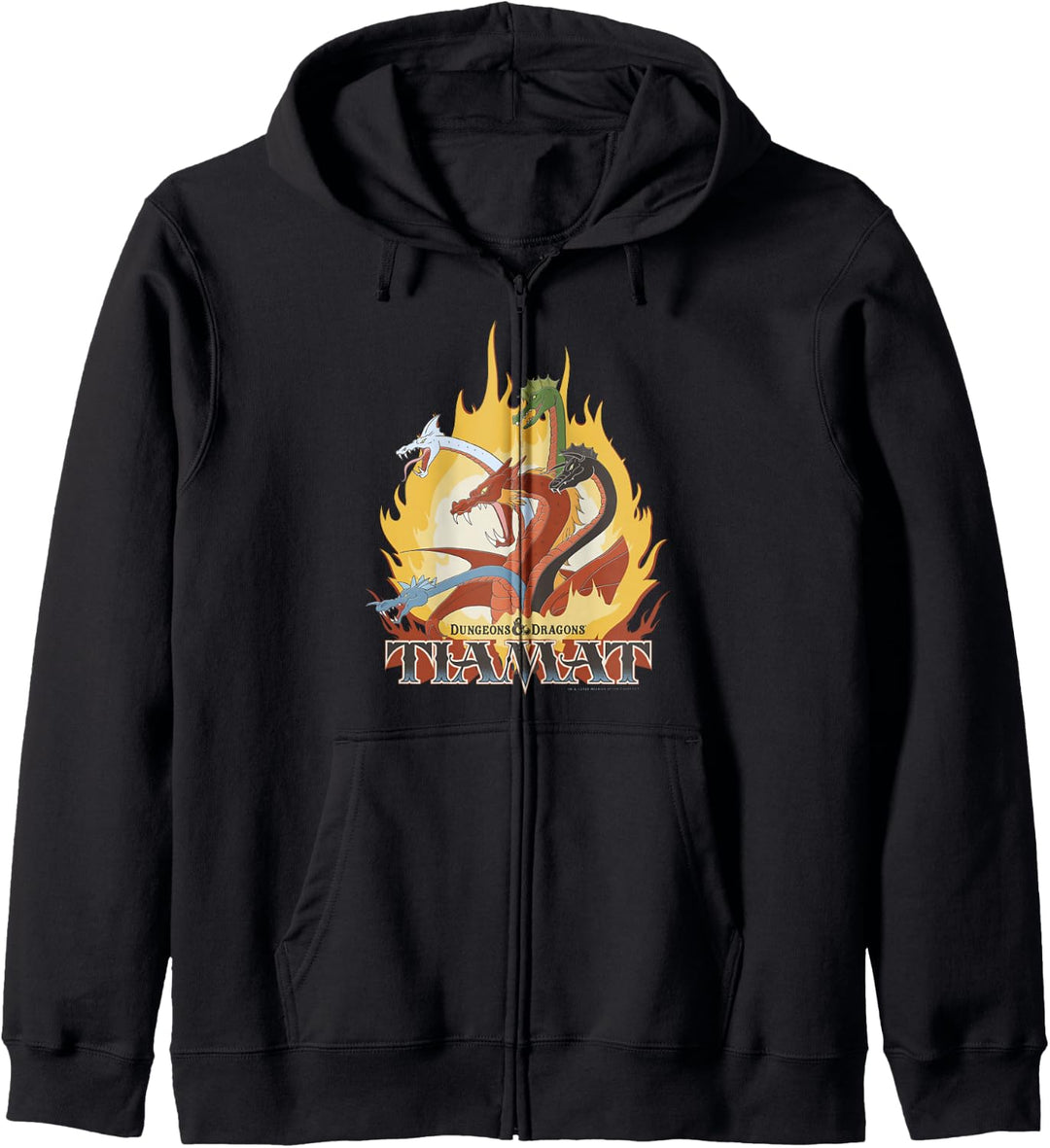 Dungeons &amp; Dragons Tiamat Flames Portrait Kapuzenjacke