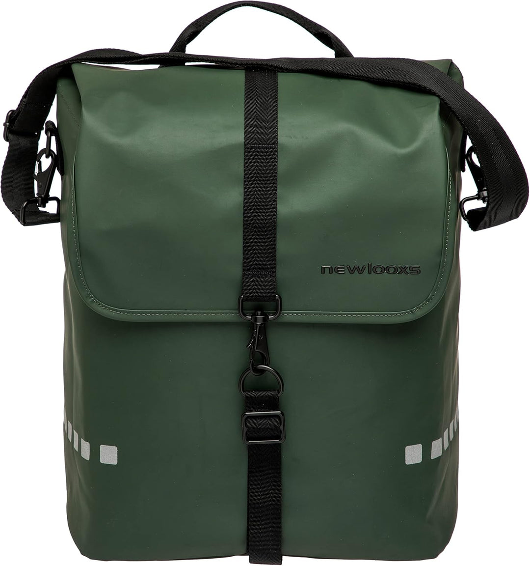 New Looxs Odense Single Enkele Fietstas, Green, 17,5 Liter