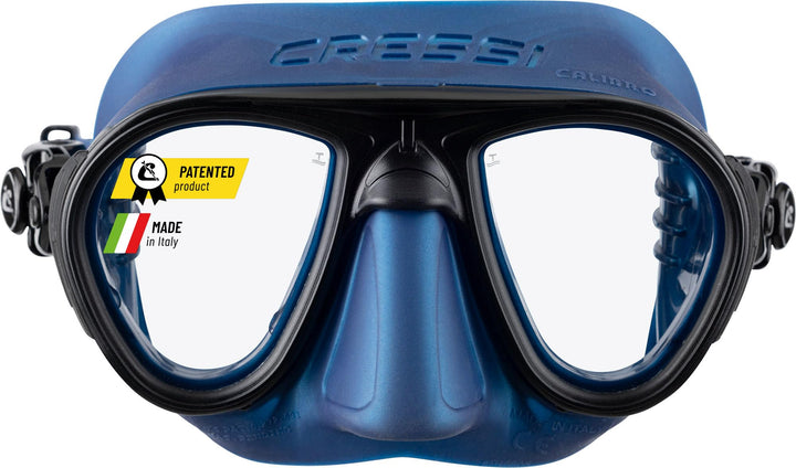 Cressi Calibro Tauchmaske Blau Nery/Schwarz, Blau Nery/Schwarz