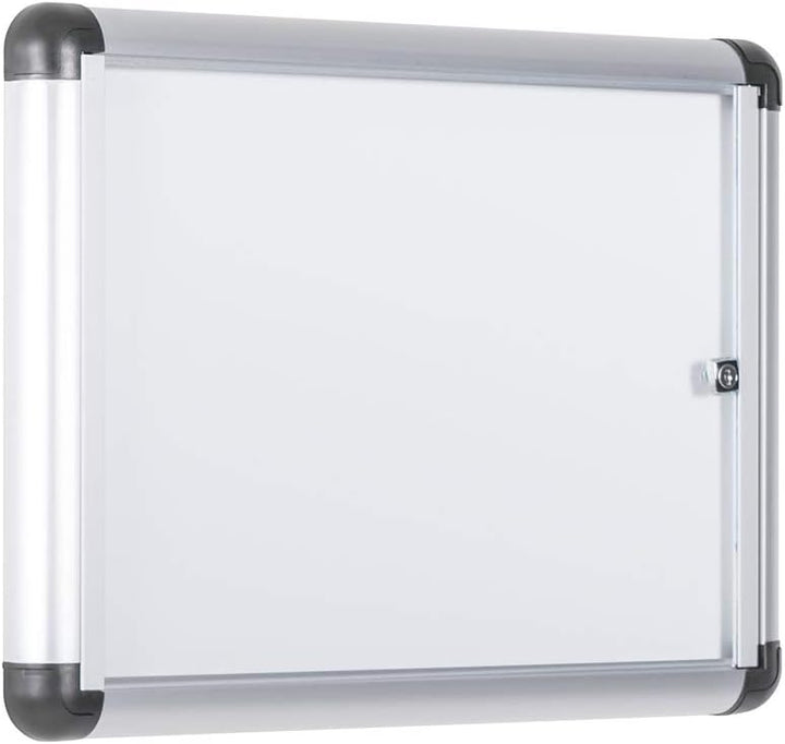 Bi-Office-Vitrine für den Innenbereich mit zusätzlichem, abschliessbarem magnetischem Whiteboard, Gr
