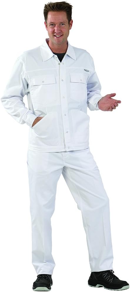 Planam 0813110 MG 260 Bundjacke, Weiss, Grösse 110 Weiss 110, Weiss 110