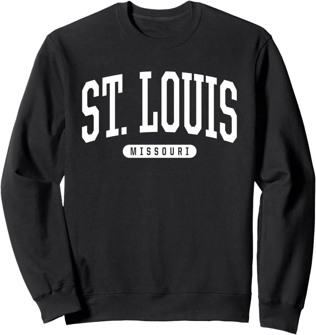 College Style St. Louis Missouri Souvenir Geschenk Sweatshirt